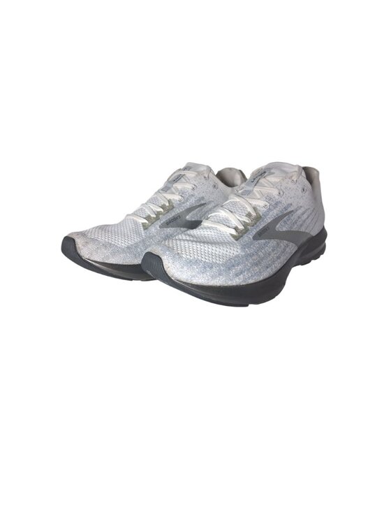 Brooks Levitate 2 Mens Running Shoes White Silver DNA Amp Lightweight